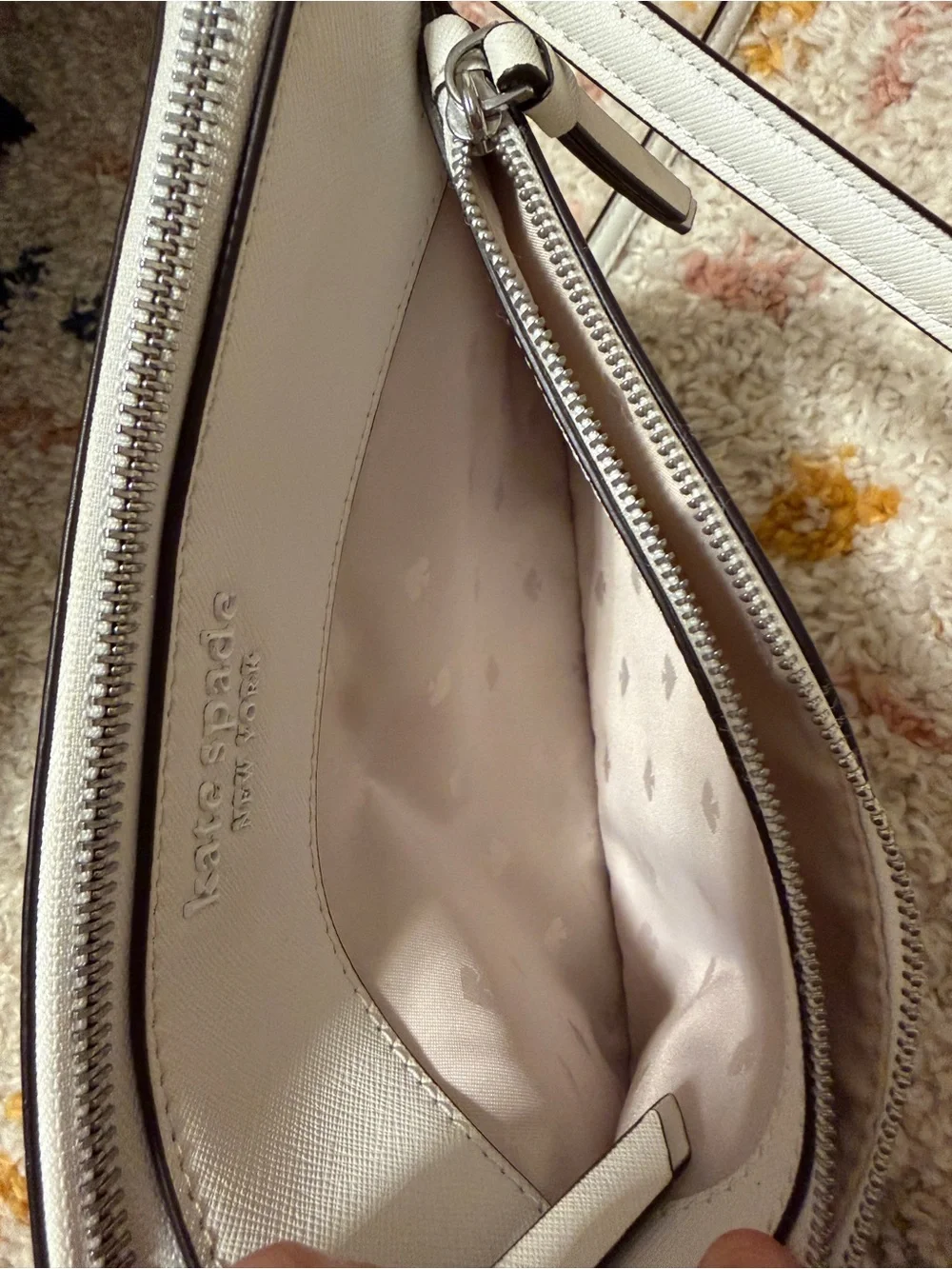 kate spade White Crossbody Bag